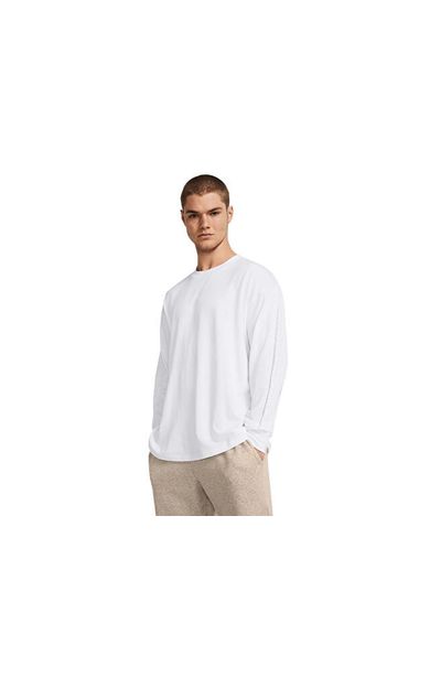 Under Armour Ua Hw Tonal Wordmark Ls Erkek Uzun Kollu Tişört 1382890-100 Renkli