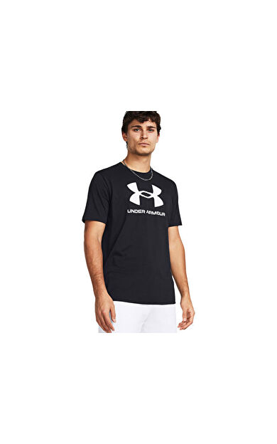 Under Armour Ua Sportstyle Logo Update Ss Erkek Günlük Tişört 1382911-001 Siyah