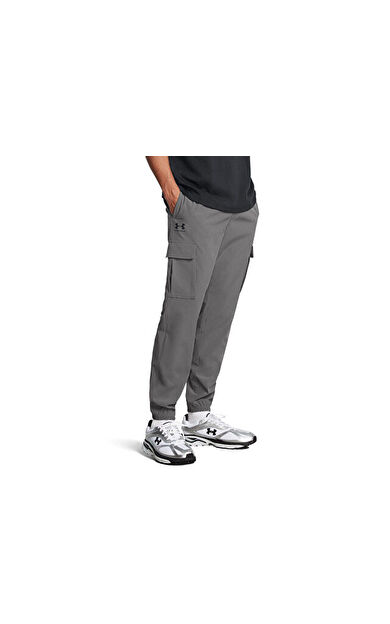Under Armour Ua Vibe Woven Cargo Pants Erkek Günlük Kargo Eşofman Altı1386558-025 Gri