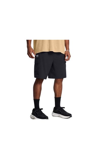 Under Armour Ua Vibe Woven Cargo Short Erkek Günlük Kargo Şort 1386560-001 Siyah