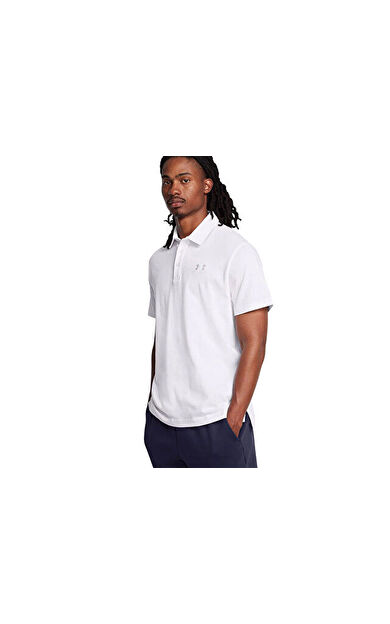 Under Armour Ua Icon Polo Erkek Günlük Polo Tişört 1386608-100 Beyaz