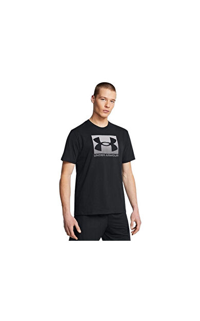 Under Armour Ua M Boxed Sports Updated Ss Erkek Günlük Tişört 1386793-001 Siyah