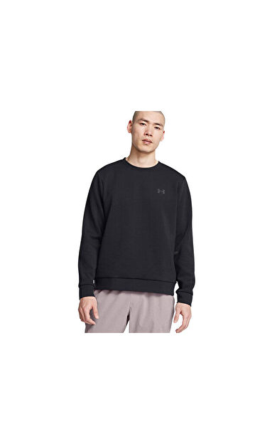 Under Armour Ua Unstoppable Flc Crew Eu Erkek Günlük Sweatshirts 1389351-001 Siyah