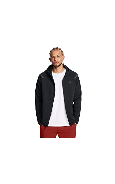 Under Armour Ua Unstoppable Flc Fz Erkek Günlük Ceket 1389352-001 Siyah