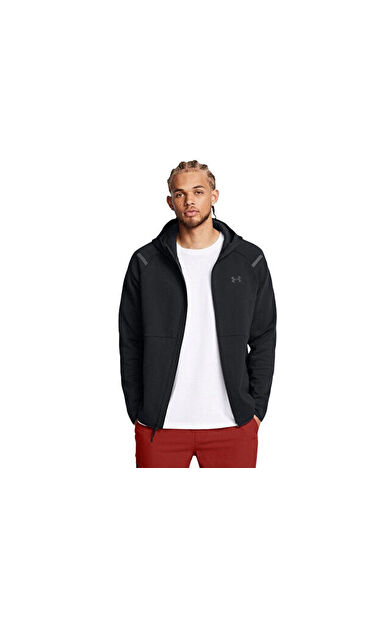 Under Armour Ua Unstoppable Flc Fz Erkek Günlük Ceket 1389352-001 Siyah