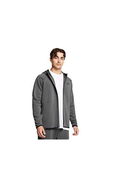 Under Armour Ua Unstoppable Flc Erkek Günlük Ceket 1389352-025 Gri