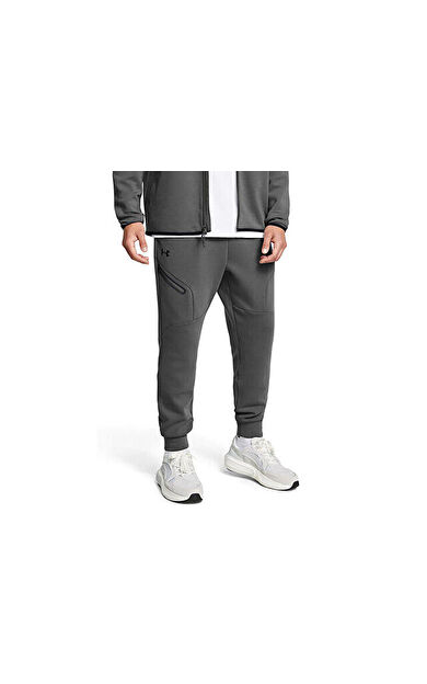Under Armour Ua Unstoppable Flc Jgr Eu Erkek Günlük Eşofman Altı 1389353-025 Gri