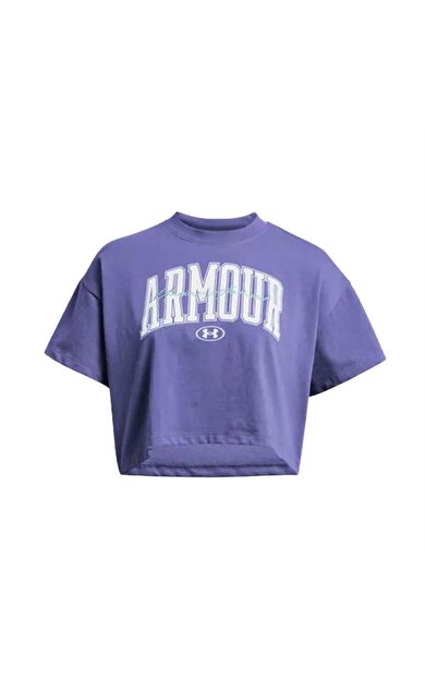 Under Armour Kadın T-Shirt Ua Hw Scrıpted Wm Crop Ss 1383050-561