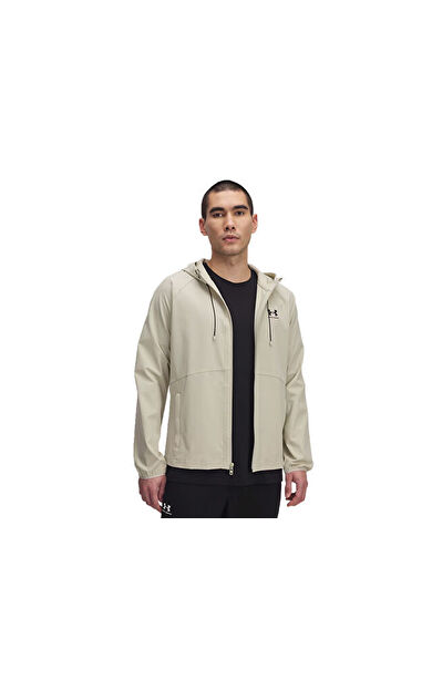 Under Armour UA VIBE WOVEN JACKET Erkek Günlük Rüzgarlık 6003001-289 Kahverengi