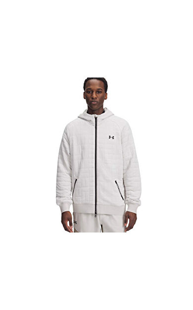 Under Armour Ua Unstoppable Flc Txtr Fz Erkek Günlük Ceket 6003869-110 Beyaz