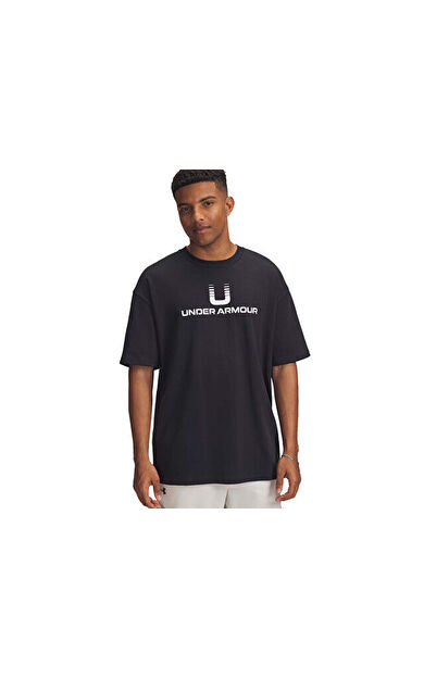 Under Armour Ua Hwt U Logo Ss Erkek Günlük Tişört 6005150-001 Siyah