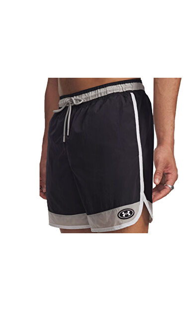 Under Armour Ua icon Woven Track Shorts Erkek Günlük Şort 6009350-001 Siyah