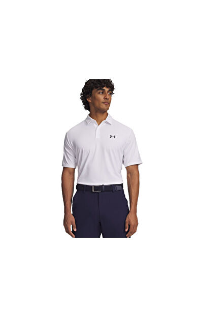 Under Armour UA Matchplay Polo Erkek Günlük Polo Tişört 6009799-100 Beyaz