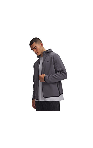 Under Armour UA UNSTOPPABLE FLC FZ Erkek Günlük Ceket 6013431-025 Gri