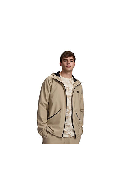 Under Armour Ua Unstoppable Woven Jacket Erkek Günlük Ceket 6014621-299 Bej