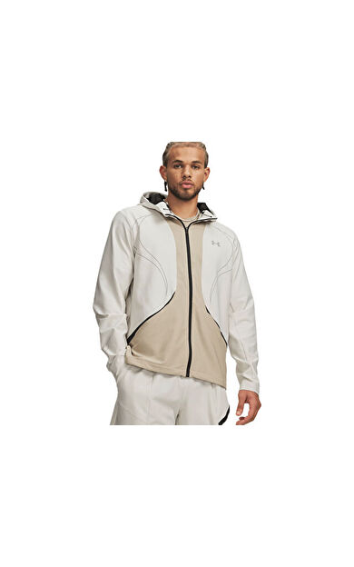 Under Armour Unstoppable+ Woven Jacket Erkek Günlük Ceket 6014718-110 Beyaz