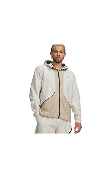 Under Armour Unstoppable+ Woven Jacket Erkek Günlük Ceket 6014718-110 Beyaz