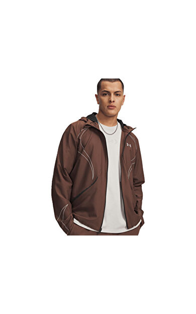 Under Armour Unstoppable+ Woven Jacket Erkek Günlük Ceket 6014718-230 Kahverengi