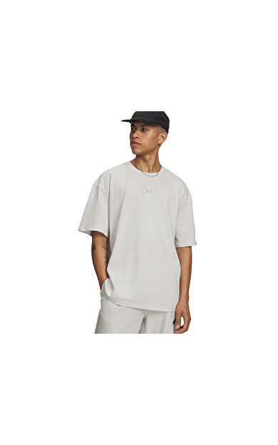 Under Armour Ua M Unstoppable Plus Hwt Ss Erkek Günlük Tişört 6014872-110 Beyaz