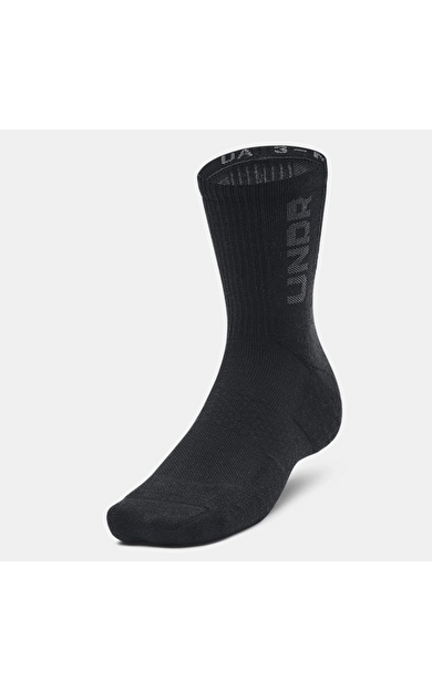 Under Armour 3-Maker 3Pk Mid-Crew Unisex Çorap 1373084-001