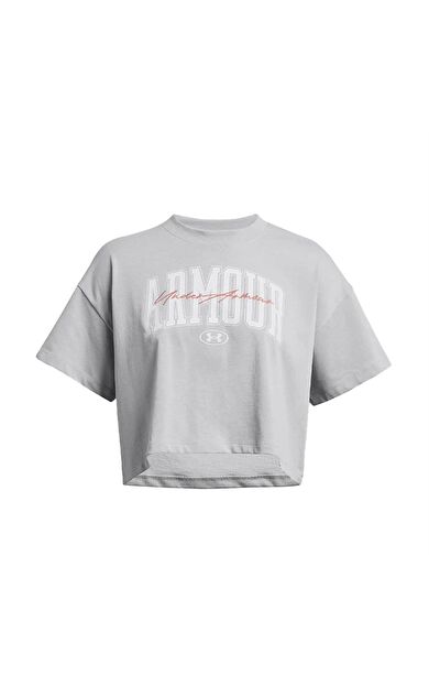 Under Armour Kadın T-Shirt Ua Hw Scrıpted Wm Crop Ss 1383050-011
