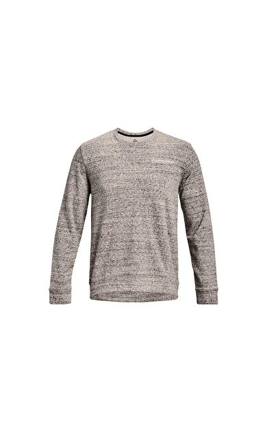 Under Armour Rival Terry Logo Erkek Sweatshirt 1373384-112