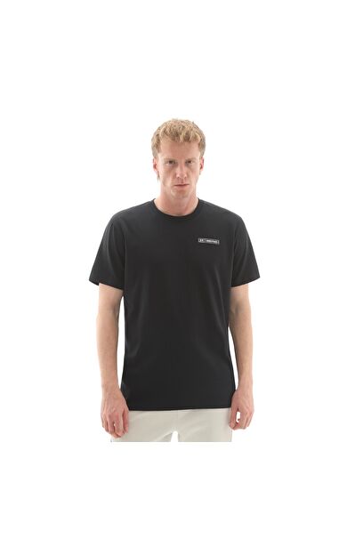 Under Armour Ua Hw Armour Label Ss Erkek T-Shirt Siyah