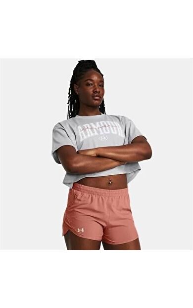 Under Armour Ua Hw Scrıpted Wm Crop Ss Kadın Tişört 1383050 30986