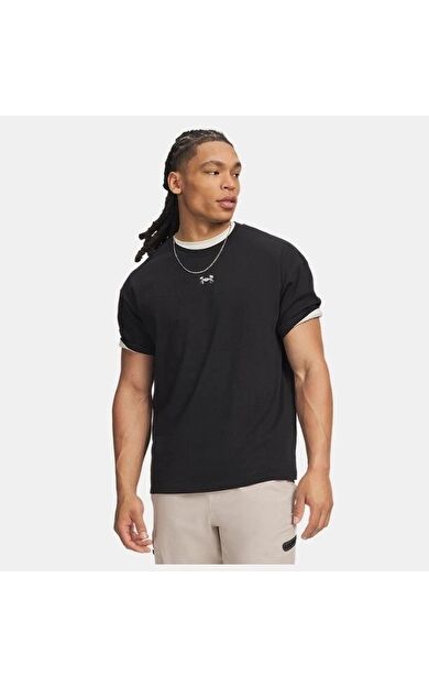 Under Armour Ua M Hwt Metal Logo Ss Erkek Tişört 6013618