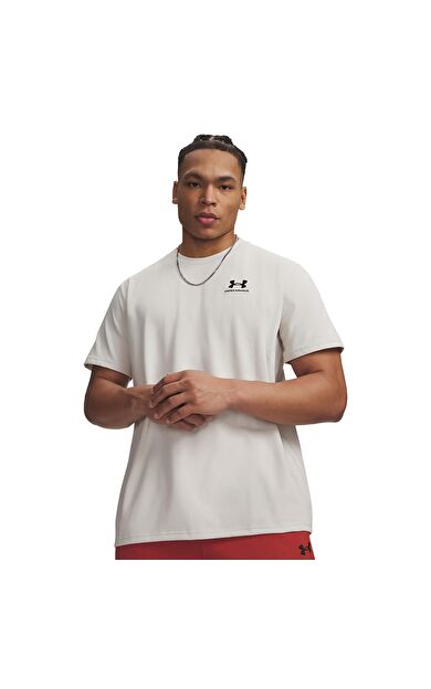 Under Armour Ua M Logo Emb Heavyweıght Ss Erkek T-Shirt Beyaz
