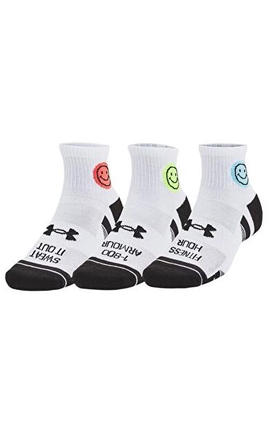 Under Armour  UA Perf Tech Nvlty 3pk Qtr Unisex Çorap 1382943
