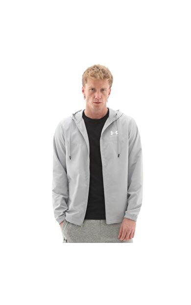 Under Armour Ua Rival Wvn Windbreaker Erkek Yağmurluk-Rüzgarlık Gri