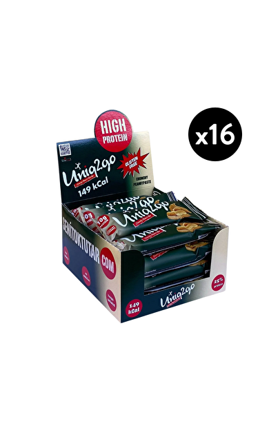 UNİQ2GO Fıstıklı Proteinli Bar 40g X16