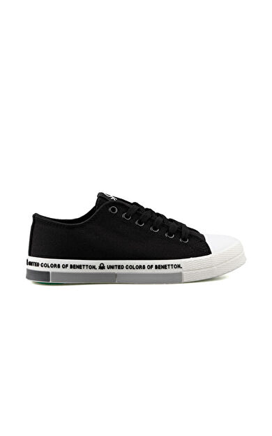 Benetton Bn 70018 Siyah Beyaz Erkek Günlük Ayakkabı BN-70018-SIYAH-BEYAZ Siyah
