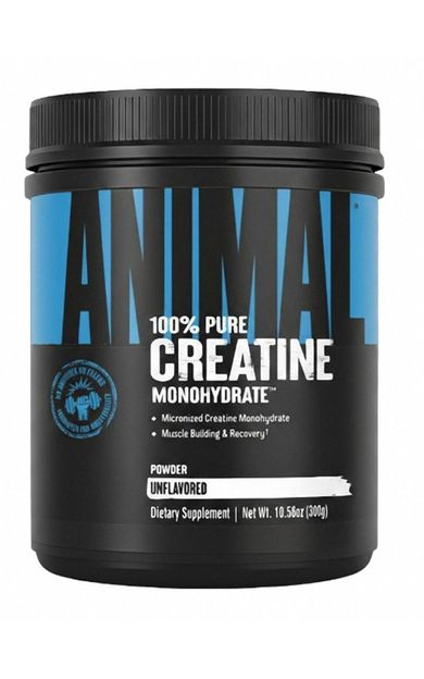 Universal Animal Creatine Monohydrate 300 gr | 60 Servis | Saf Kreatin | Güç &amp;
