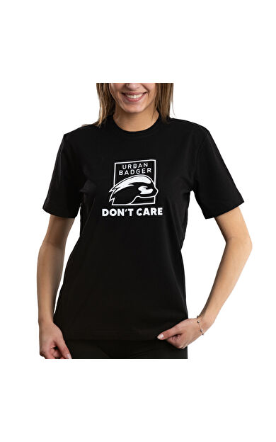 Urban Badger Don’t Care T-Shirt Siyah (S)