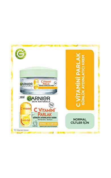 Garnier C Vitamini Parlak Günlük Aydınlatıcı Nemlendirici Krem 50 Ml