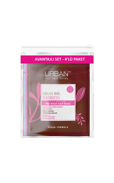 Urban Care Saç Maskesi Karma Çantalı 4'Lü Set