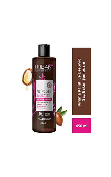 Urban Care Argan Oil & Keratin Şampuan 450 Ml Şeffaf