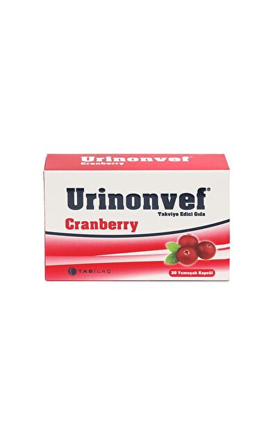 Urinonvef Cranberry 30 Yumuşak Kapsül