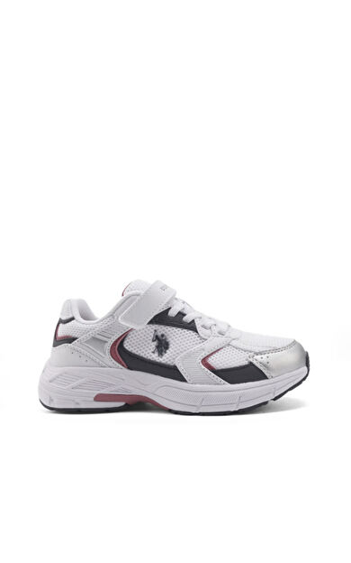U.S. Polo Assn. 4M FELIX JR 4FX Unisex Çocuk Sneaker Ayakkabı Beyaz