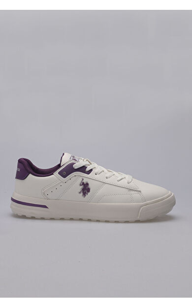 U.S. Polo Assn. 4W MANGO WMN 4PR Kadın Sneaker Ayakkabı Kırık Beyaz