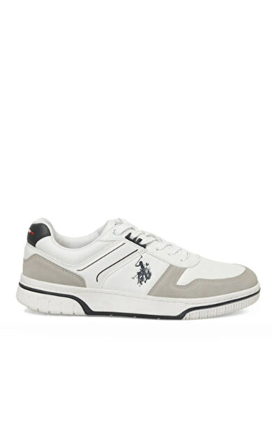U.S. Polo Assn. 4F VICENTE 4PR Erkek Sneaker Ayakkabı Beyaz