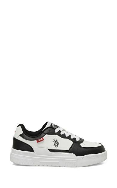 U.S. Polo Assn. HOOD 6FX Beyaz Kadın Sneaker Si̇yah-102065374