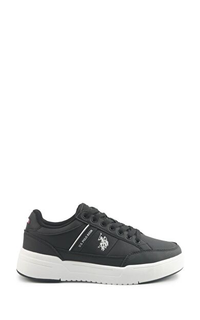 U.S. Polo Assn. 5W Nevada 5Pr Beyaz Erkek Sneaker A102021101 Siyah