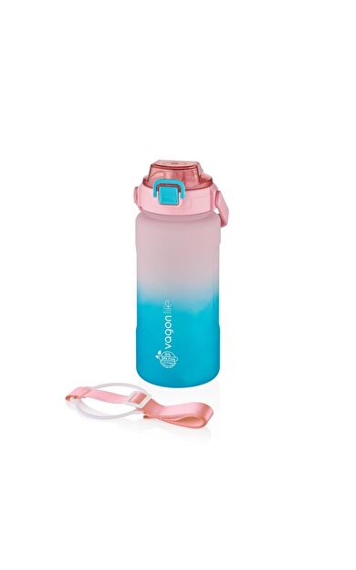 Vagonlife Su Matarası 1500Ml VGN2213T Pembe Turkuaz