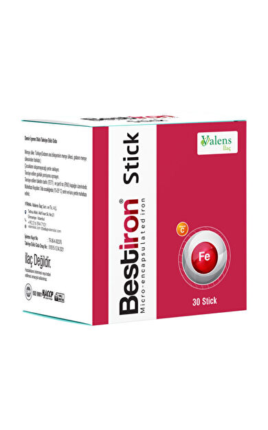 Valens Bestiron Takviye Edici Gıda 30 Stick