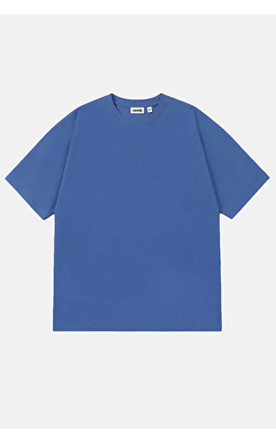 VANEDA Vany Erkek Regular Fit Bisiklet Yaka T-Shirt Mavi