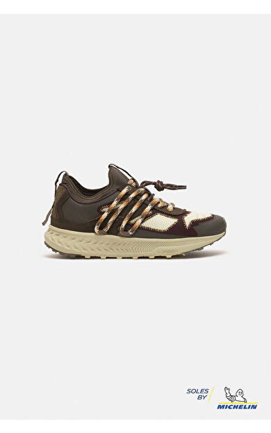 VANEDA 1439 VX Flow Erkek Ayakkabı Haki/Bordo