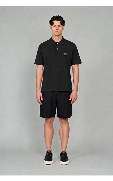 VANEDA Polo Yaka T-Shirt Siyah